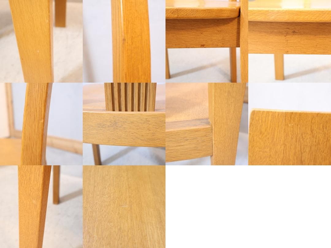 サントリー樽ものがたり オーク無垢 ダイニングチェア 2脚セット 楢材 椅子