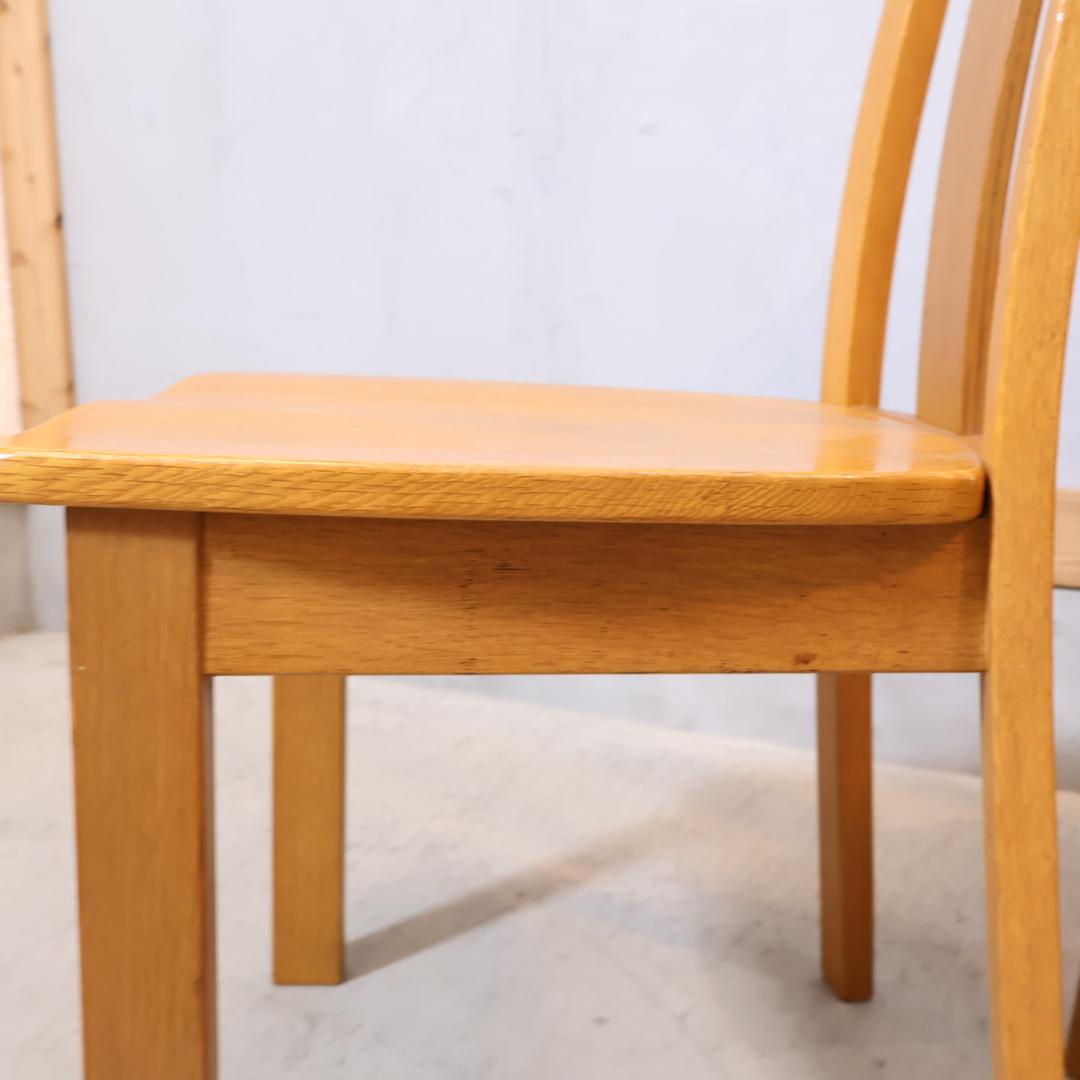 サントリー樽ものがたり オーク無垢 ダイニングチェア 2脚セット 楢材 椅子