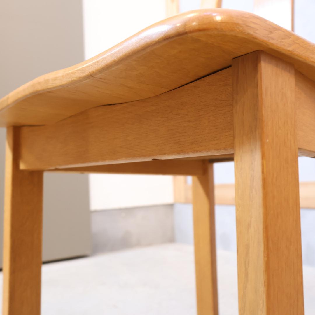 サントリー樽ものがたり オーク無垢 ダイニングチェア 2脚セット 楢材 椅子