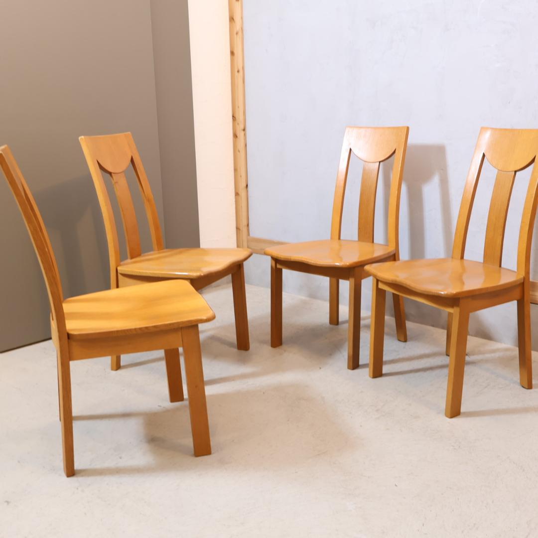 サントリー樽ものがたり オーク無垢 ダイニングチェア 2脚セット 楢材 椅子