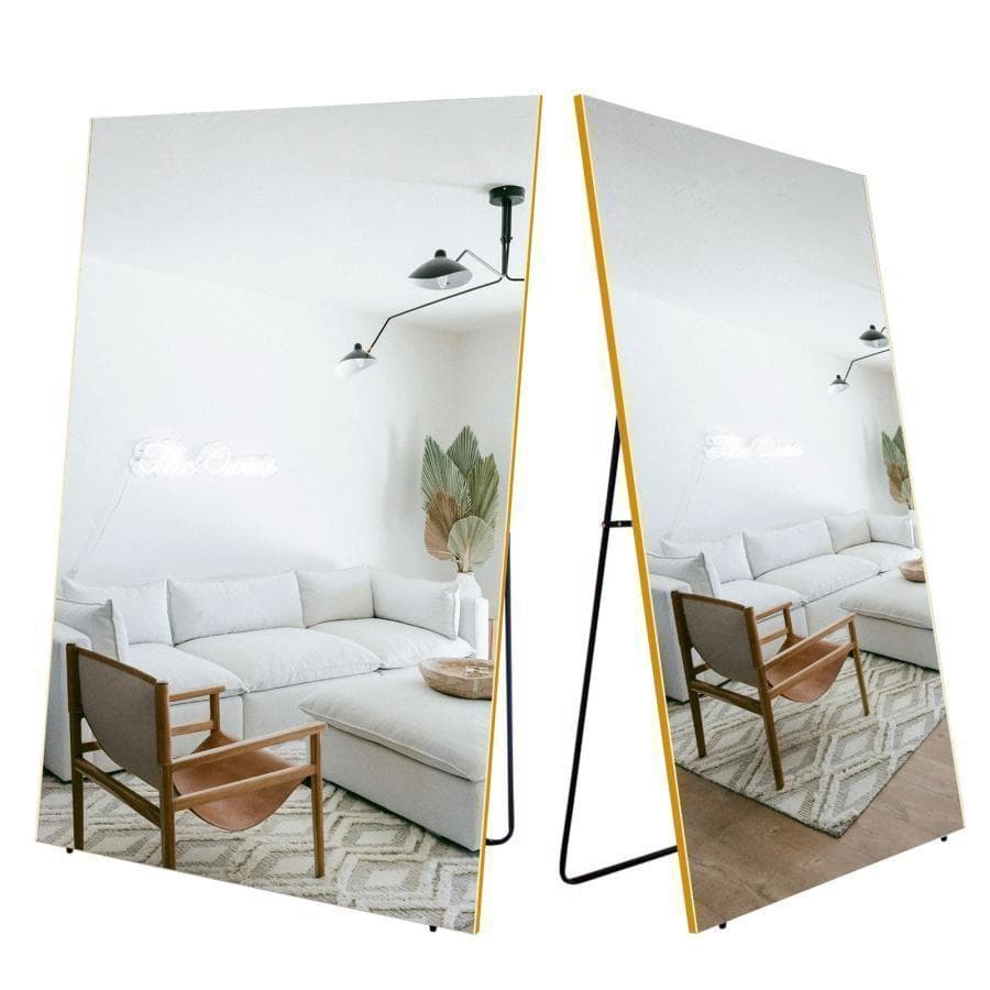 割れない鏡 姿見 全身鏡 フィルムミラー 壁掛け鏡 幅80cm 2296‐8