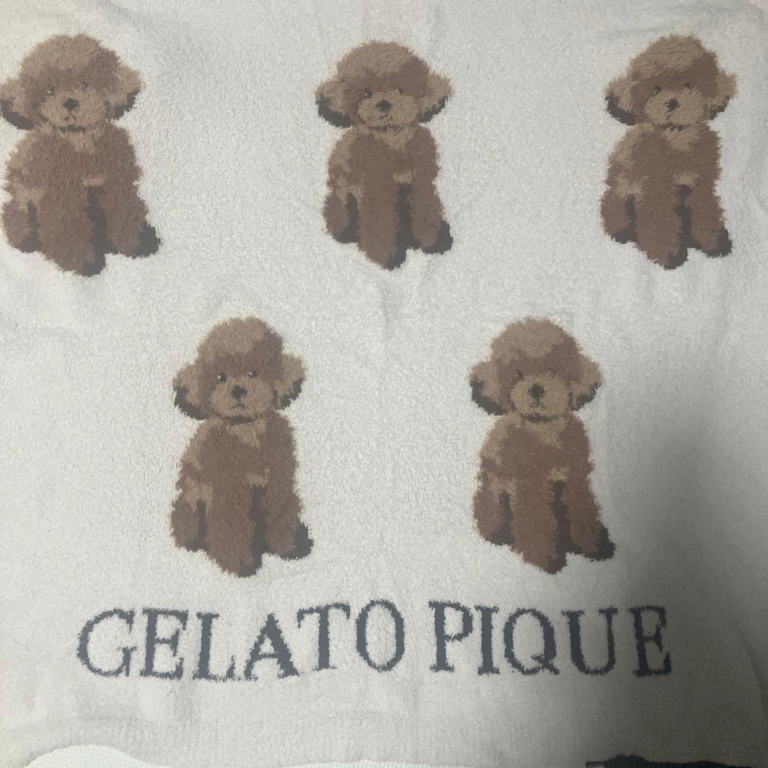 タイムセール新品未使用タグ付きGELATO PIQUE トイプードルブランケット