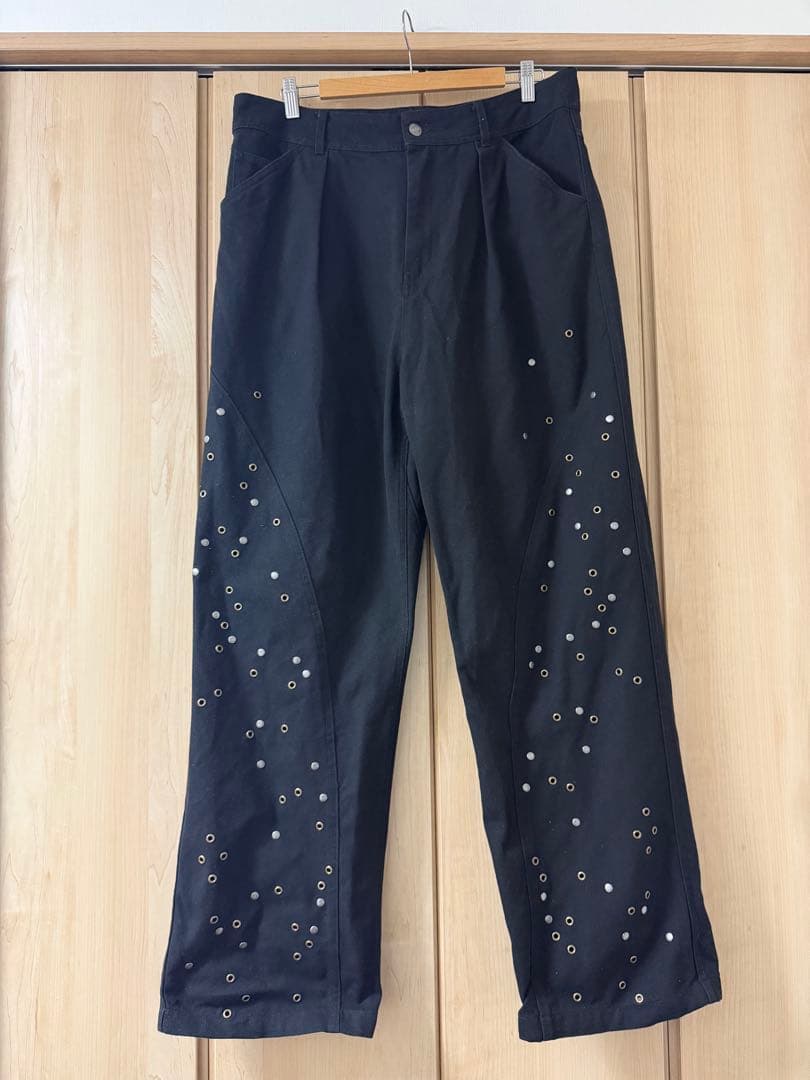 ANDERSSON BELL × ZARA コラボ スタッズパンツ ブラック