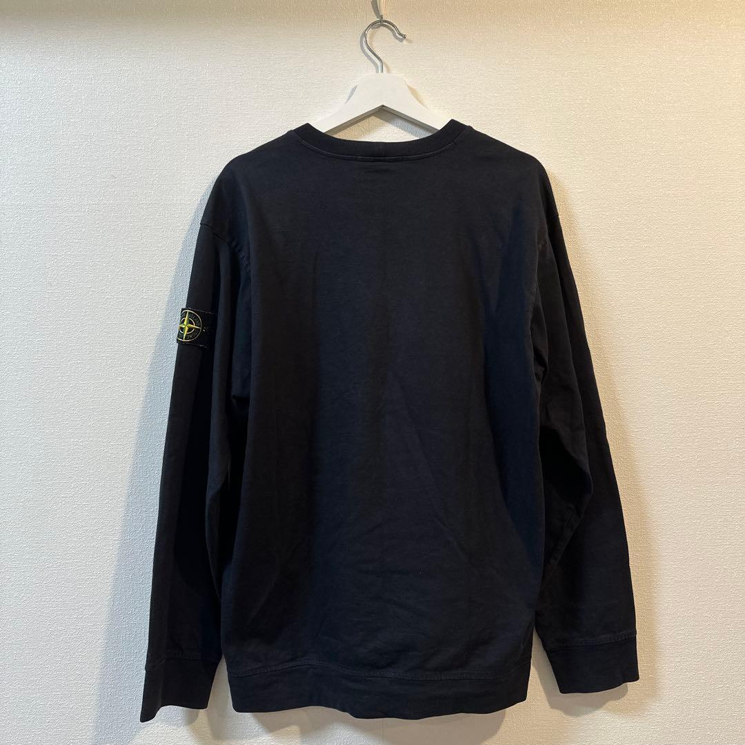 STONE  ストーンアイランド ヘビーウェイト ロンT ブラック