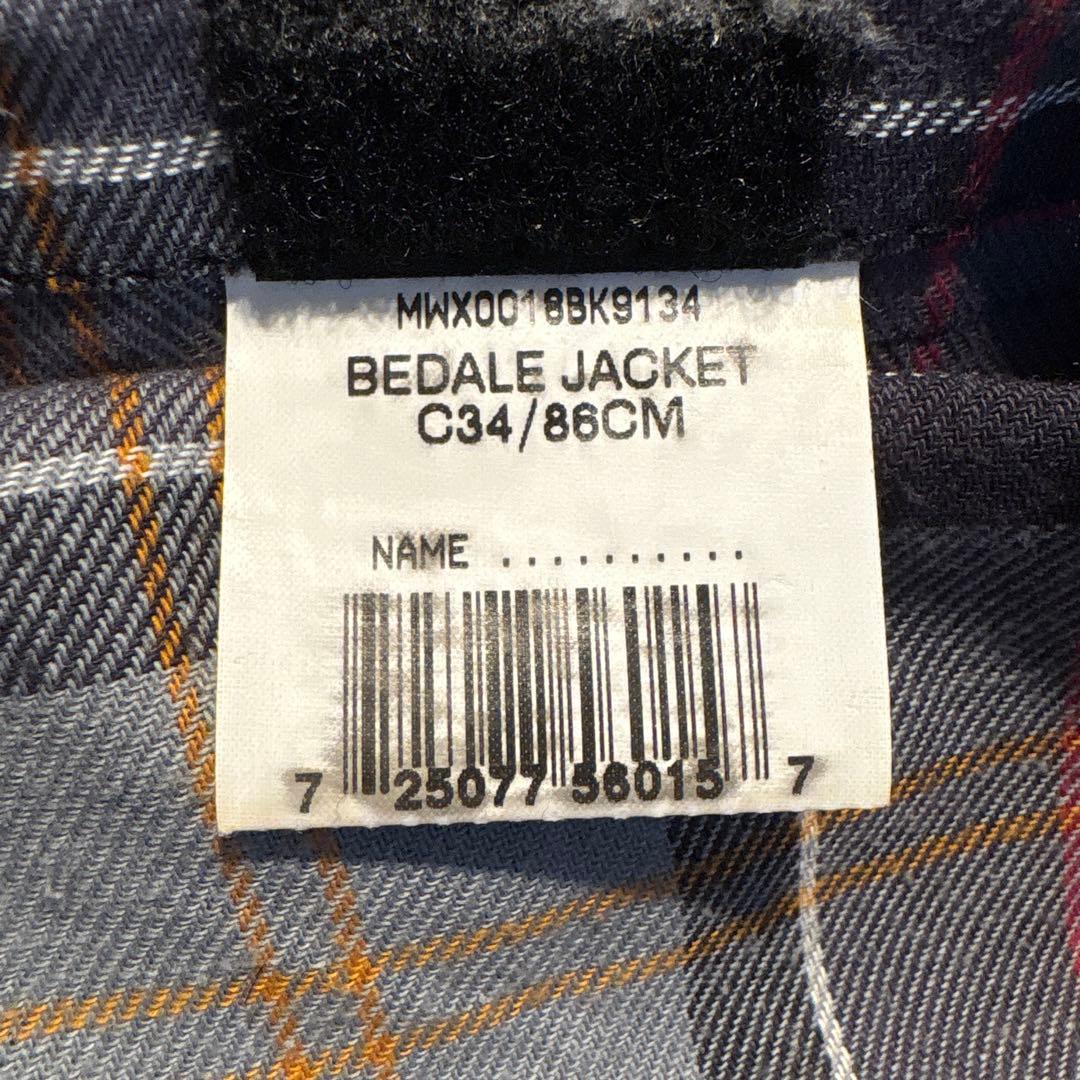 バブアー　ビデイル　34 黒