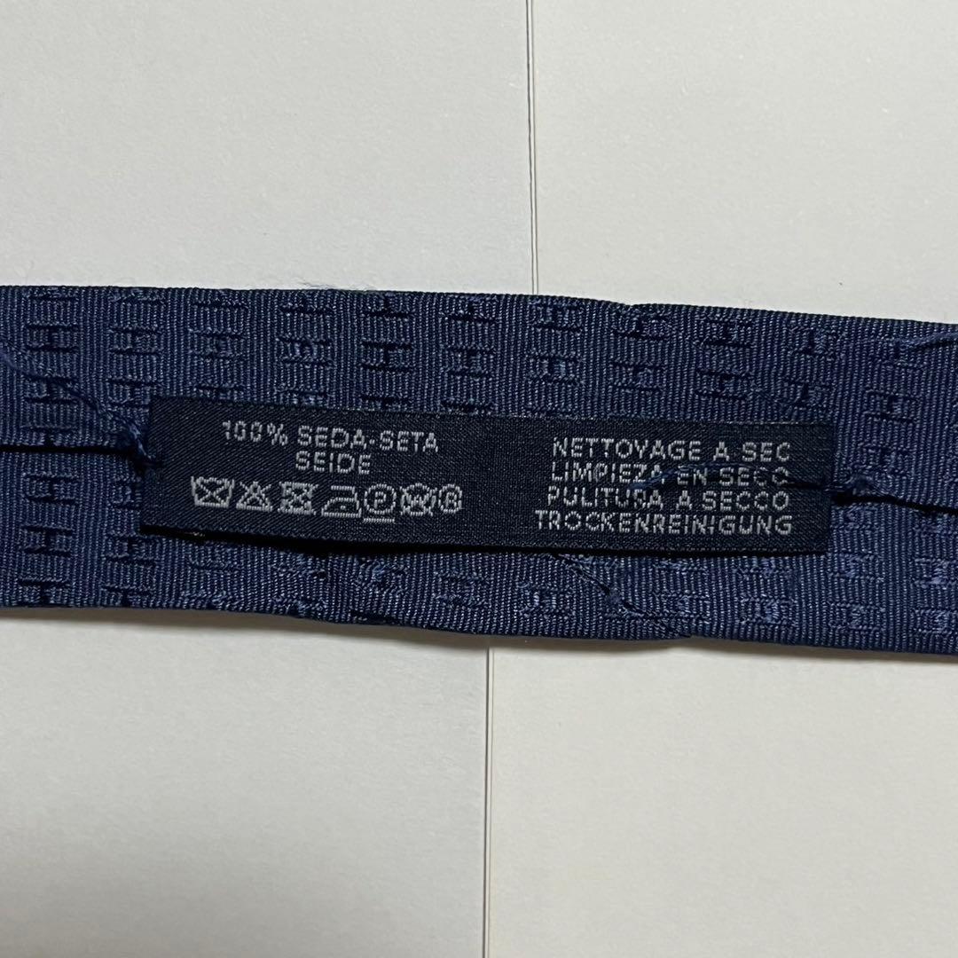 HERMES エルメス シルクネクタイ ファソネ H織り H柄 R469