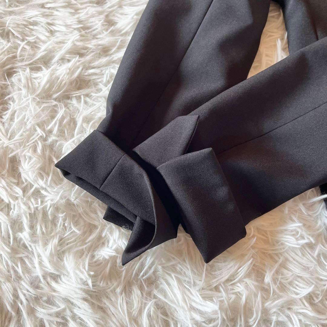 未使用級✨ プラステ プレミアムオックスカラーレスジャケット パンツスーツ 黒