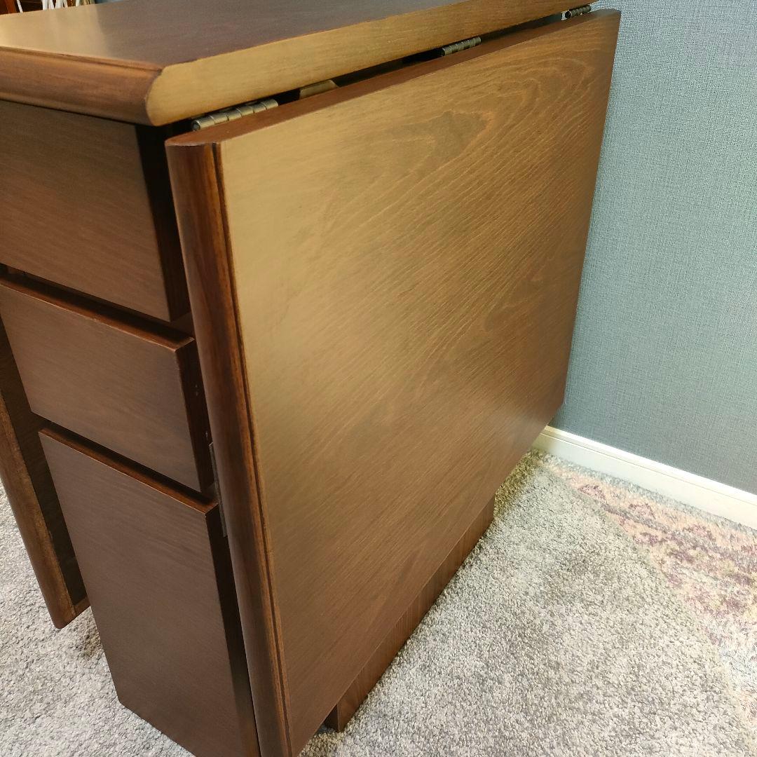 折りたたみ バタフライテーブル コンセントUSBポート付き