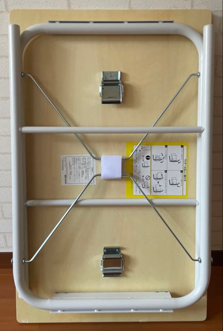 無印良品MUJIスチールパイプテーブル、チェア板座セット