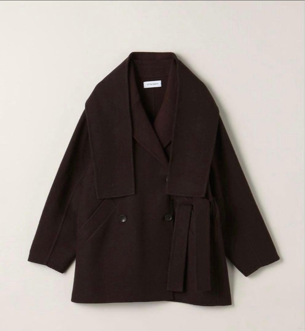 ＜ATTISESSION＞リバー ベルト コート