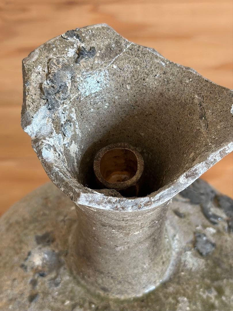 須恵器長頸壷 ［奈良時代］猿投 平安 考古 古美術 骨董