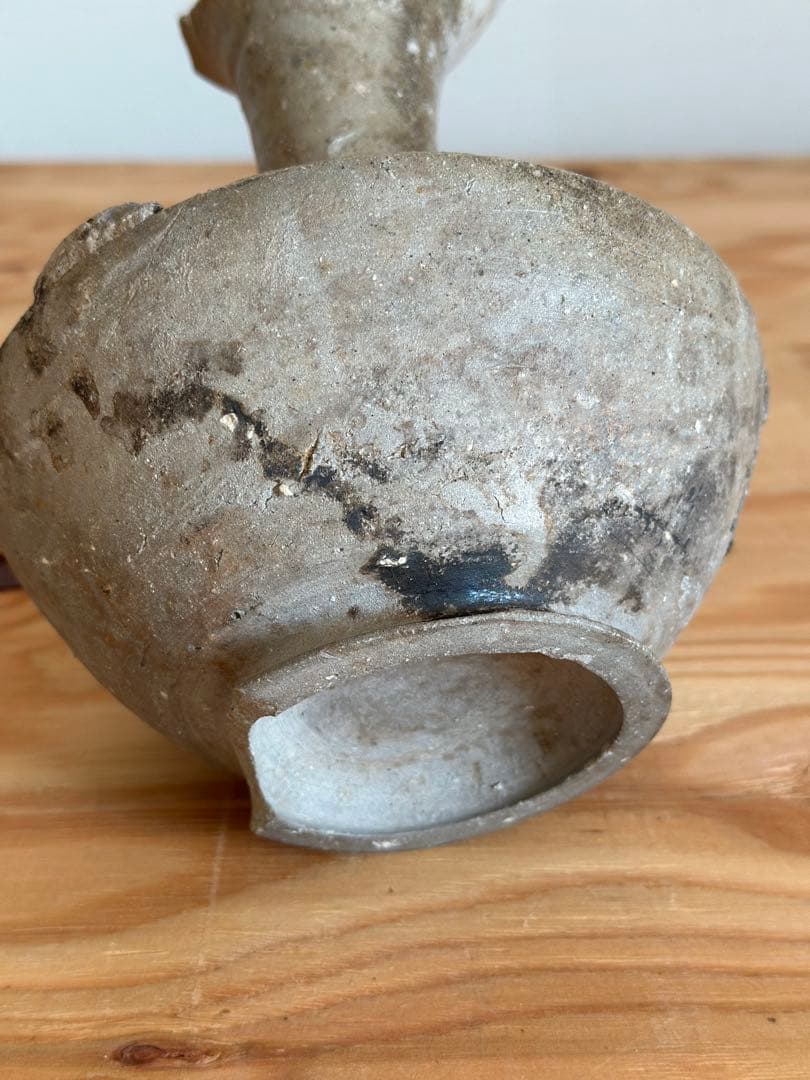 須恵器長頸壷 ［奈良時代］猿投 平安 考古 古美術 骨董