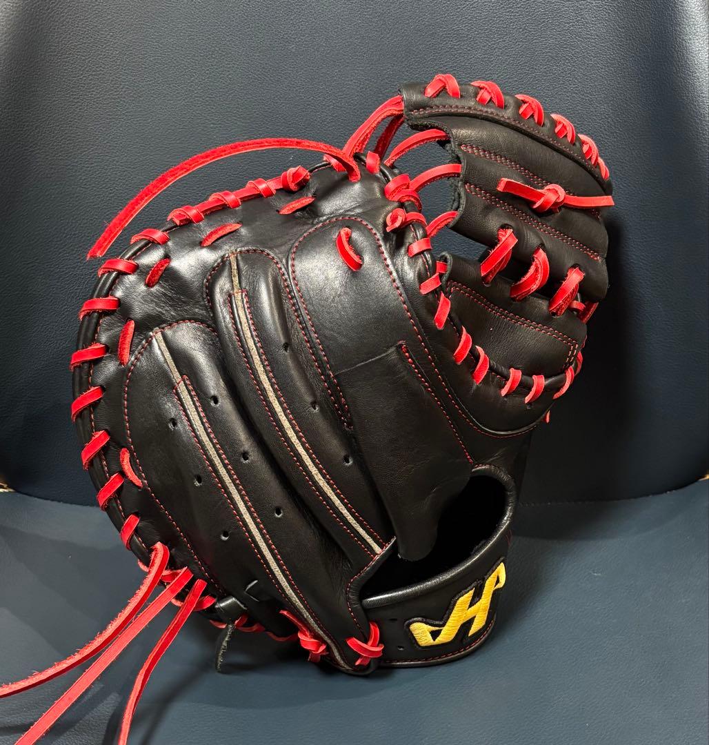 【匿名配送】ハタケヤマ　キャッチャーミット　軟式オーダー風