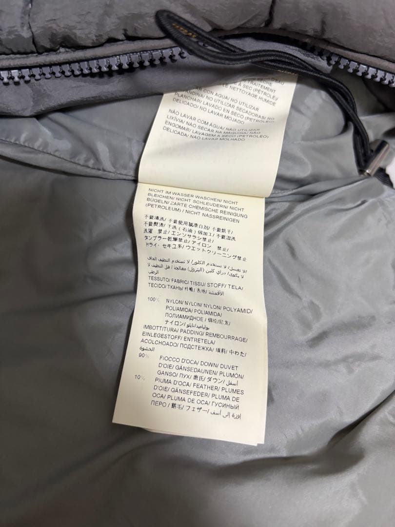 タトラス グレー ポリテアマ 01サイズ ダウンコート （定価15万）