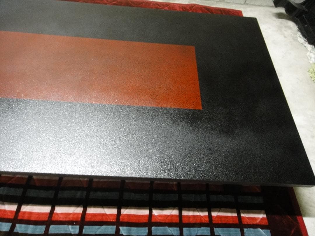 輪島塗り　漆塗り高級テーブル　奥90.5cm幅175.5cm高32cm　センター