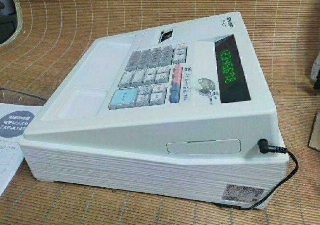 シャープレジスター　XE-A147　PC連携売上管理フル設定無料　292909