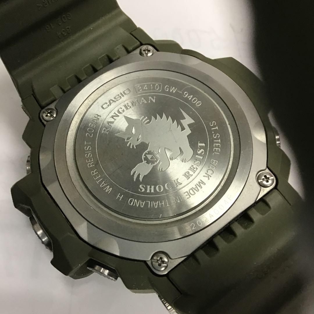 ❣️CASIO カシオ❣️G-SHOCK レンジマン　ソーラー電波オリーブグリーン