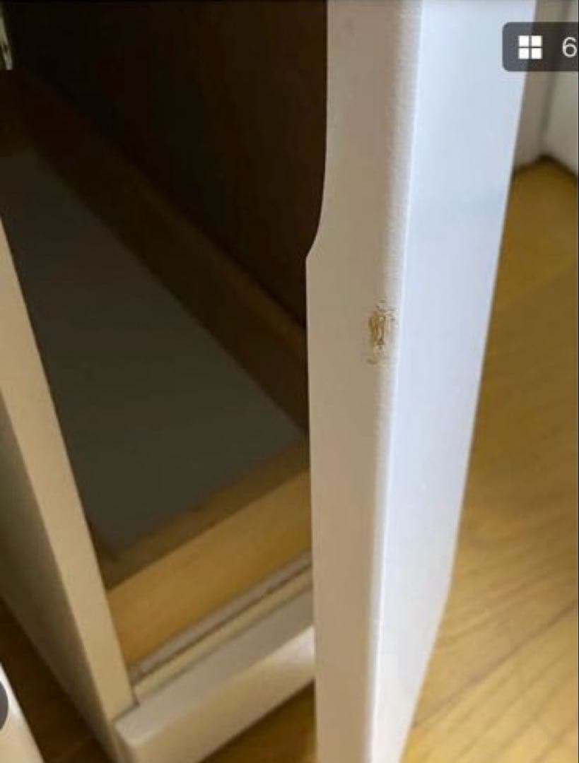 ニトリ鏡面白仕上げ 大収納型LEDライト付き ドレッサー《椅子付き》 鏡台