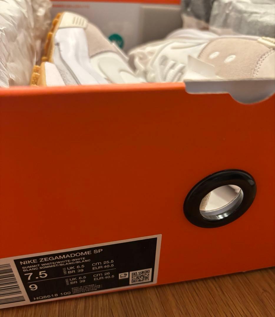 靴 Nike x sacai Zegamadome SP Summit White