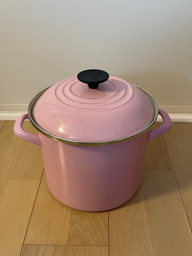 ル・クルーゼ　ピンク 両手鍋
