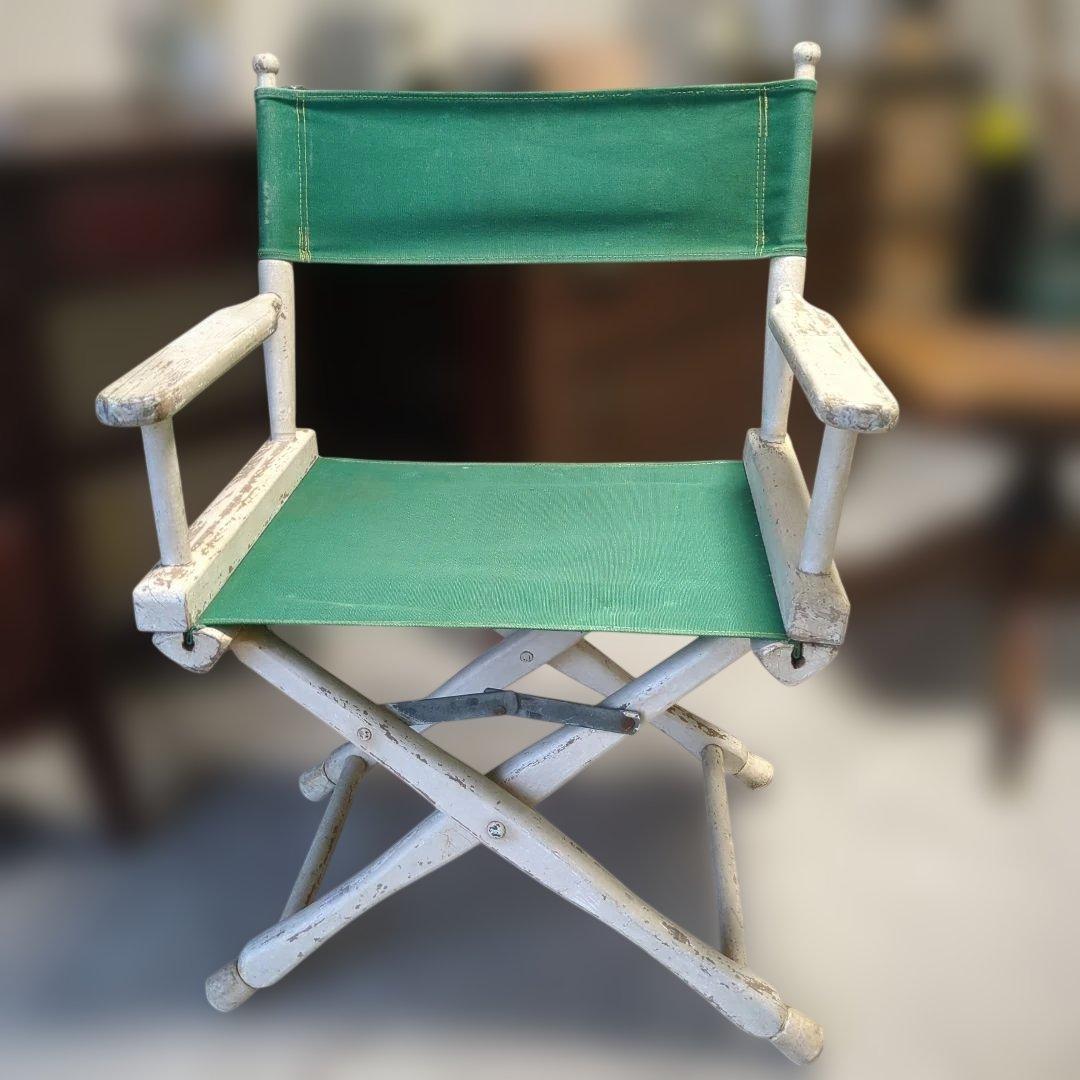 USA米国製アンティークディレクターズチェア 折りたたみ式