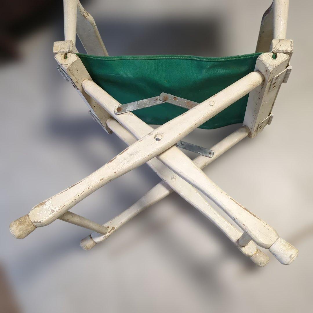 USA米国製アンティークディレクターズチェア 折りたたみ式
