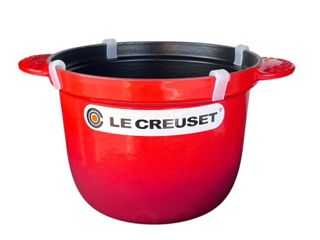 LE CREUSET チェリーレッド 18cm ココット・エブリィ　ルクルーゼ
