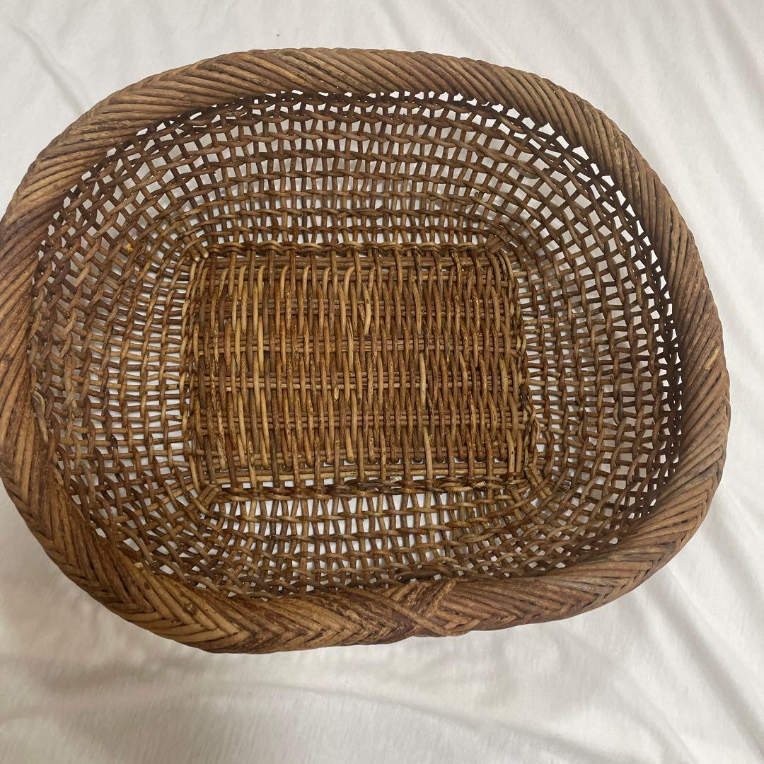 中川原信一さん　あけび籠　パン籠