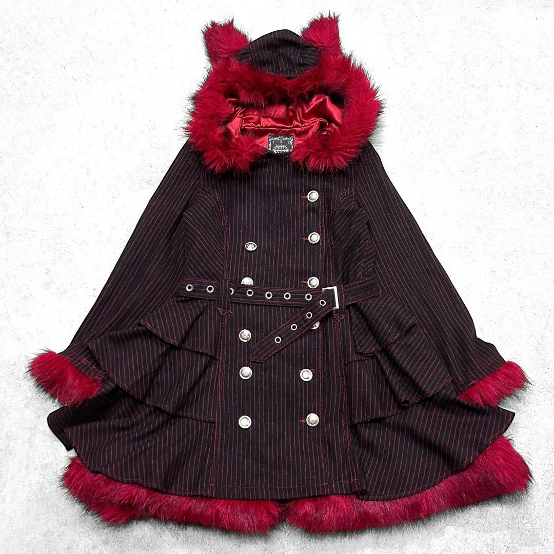 ALGONQUINS アルゴンキン 耳付きコート ブラック ゴスロリ パンク