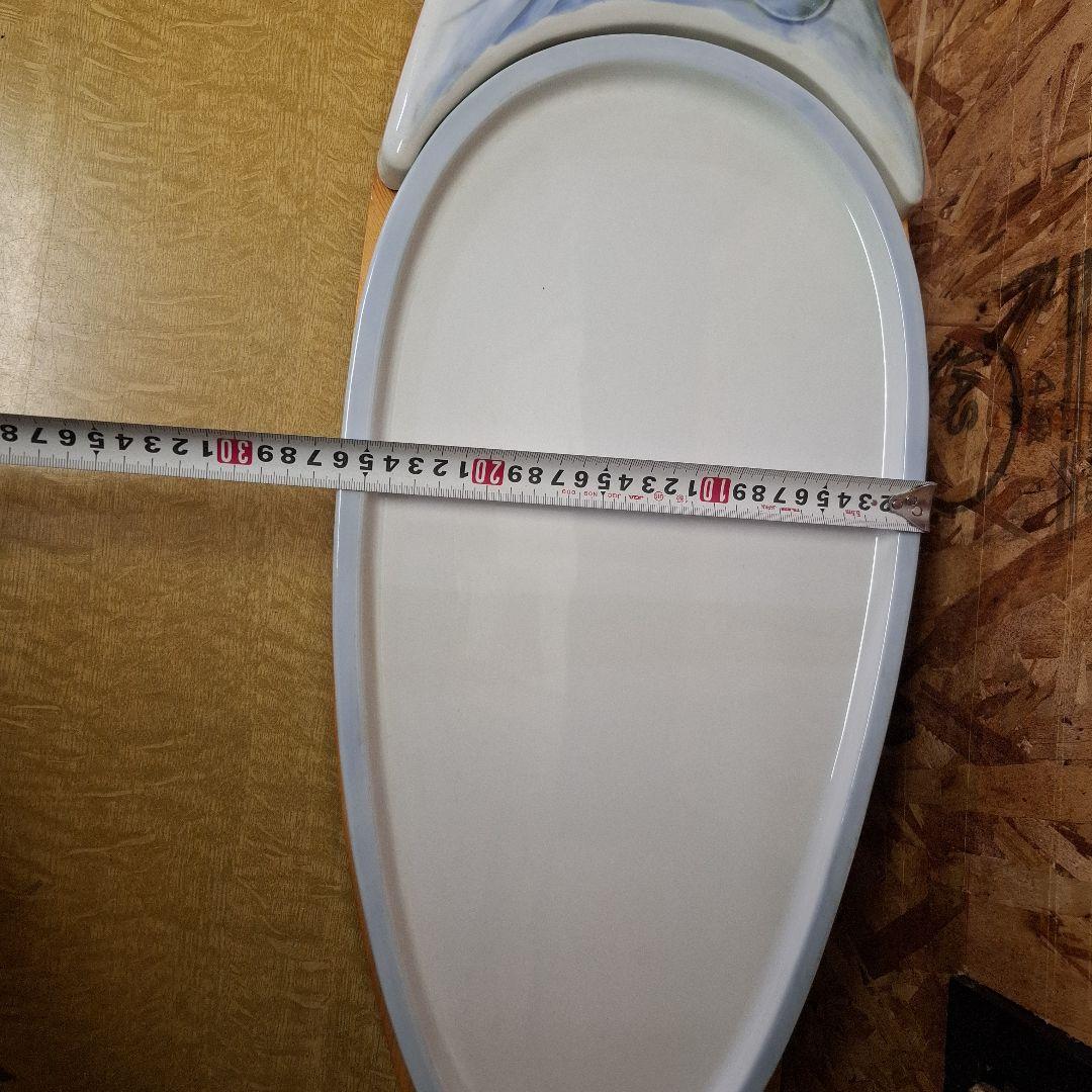 魚型陶器プレート　刺身盛り　大皿