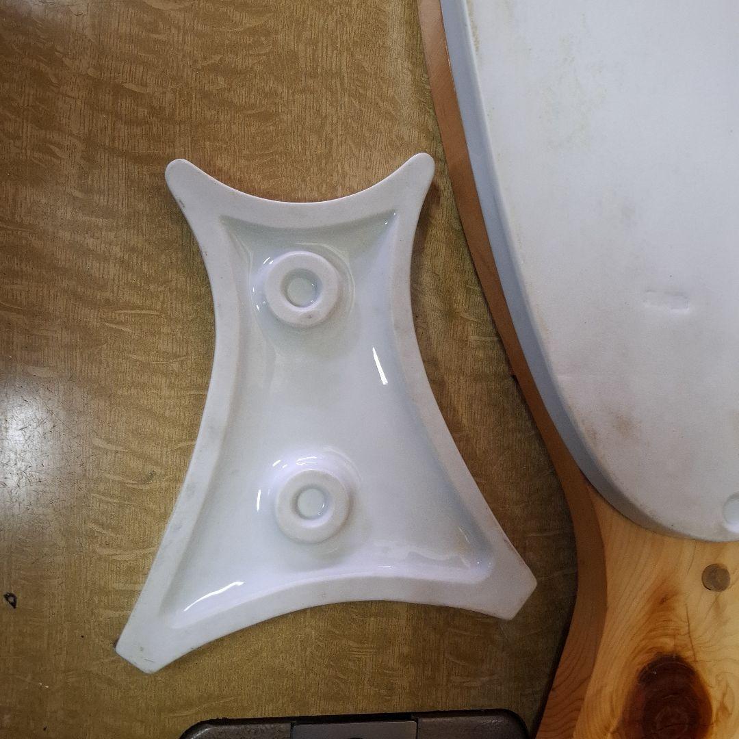 魚型陶器プレート　刺身盛り　大皿