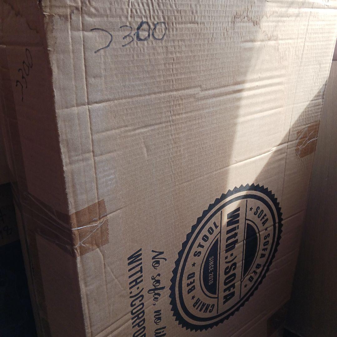 オットマン スツール 椅子 PVCレザー ソファー 1人掛け 黒　つ300