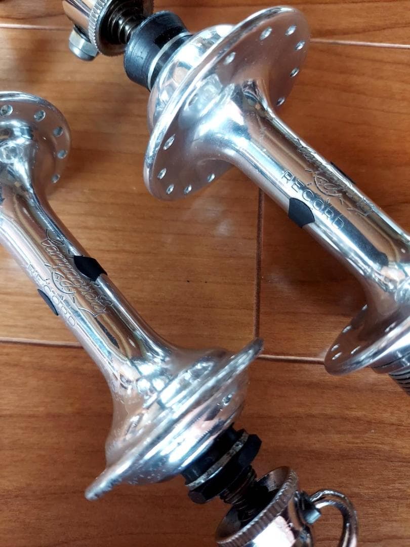 激レア希少 デッドストック カンパニョーロ レコードスモールフランジハブ直QR