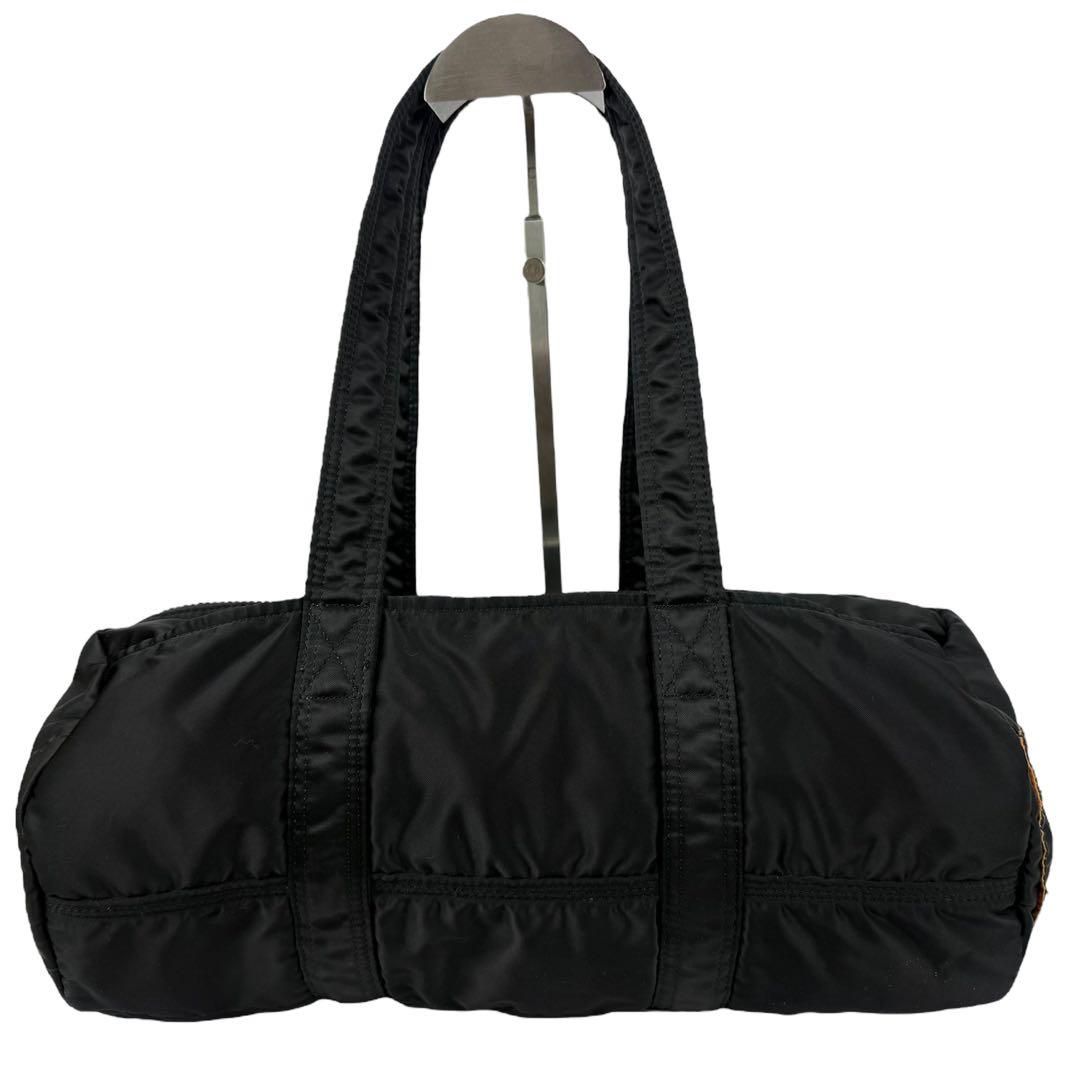 【美品】PORTER ポーター タンカー ミニボストンバッグ 肩掛け可能 黒