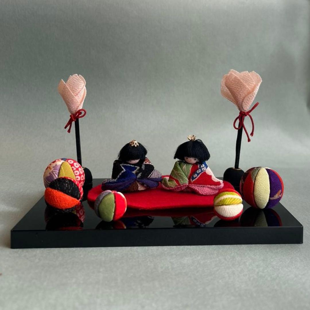 お雛様 ちりめん細工 雛飾り ひな祭り 桃の節句