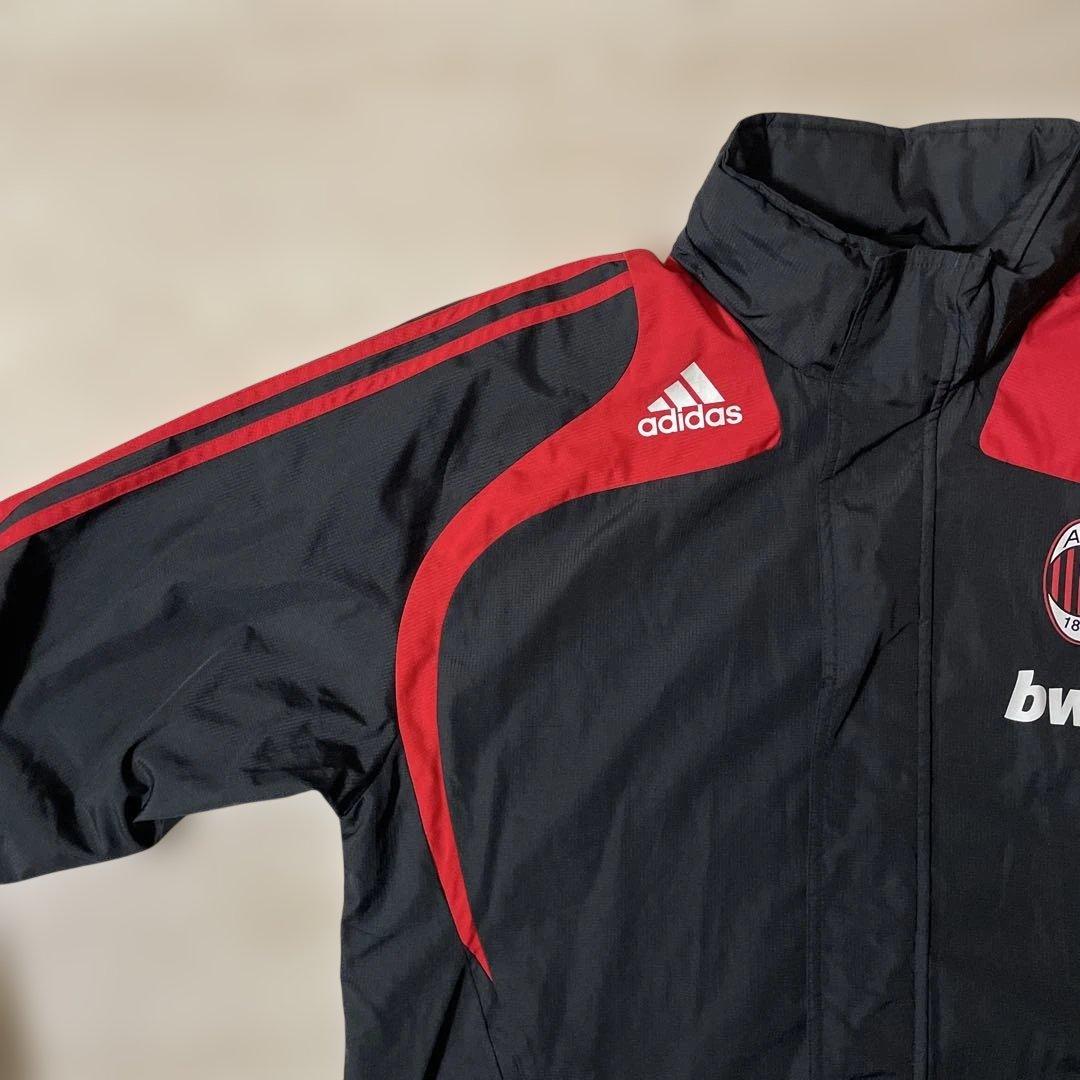 adidas ACミラン ジャージ　ジャケット 黒/赤　bwin サイズL
