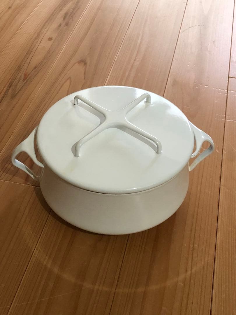 両手鍋　DANSK ダンスク　18cm 白　ホワイト