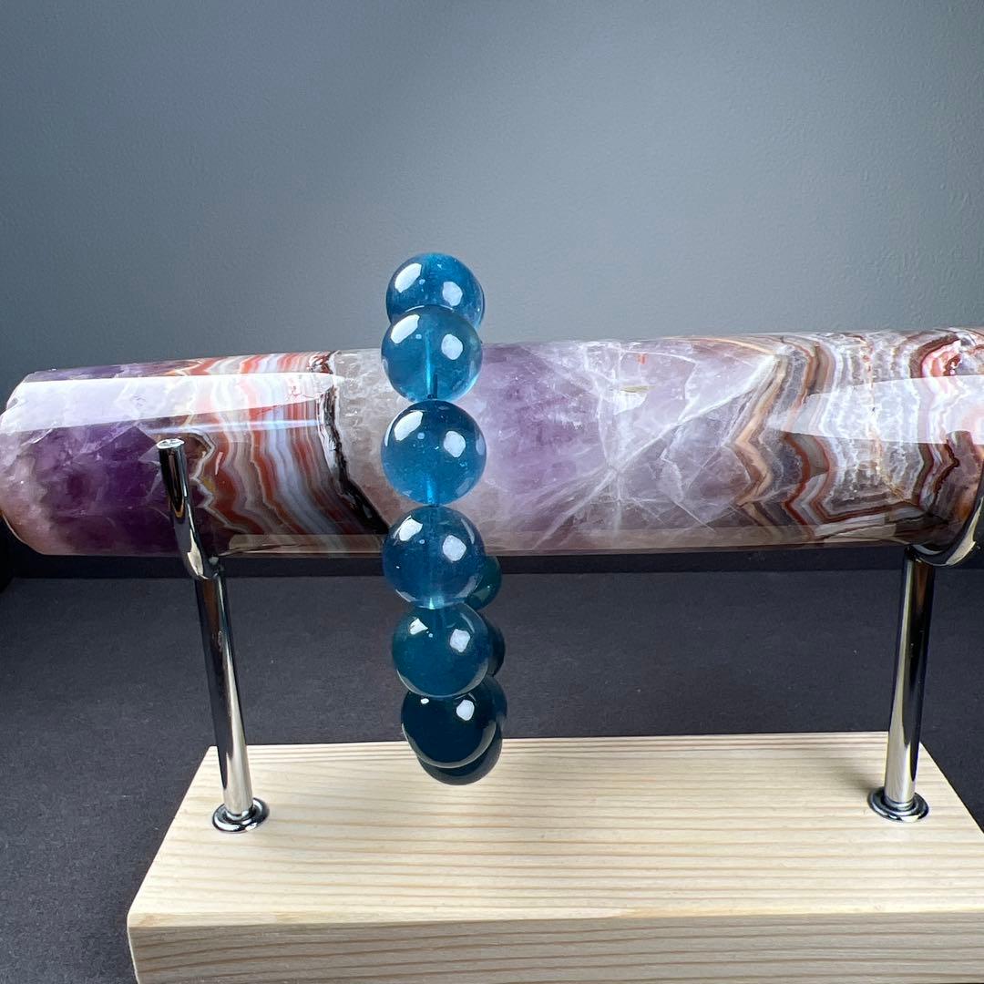 天然石　クレイジーレースアメジスト　ブレスレットスタンド