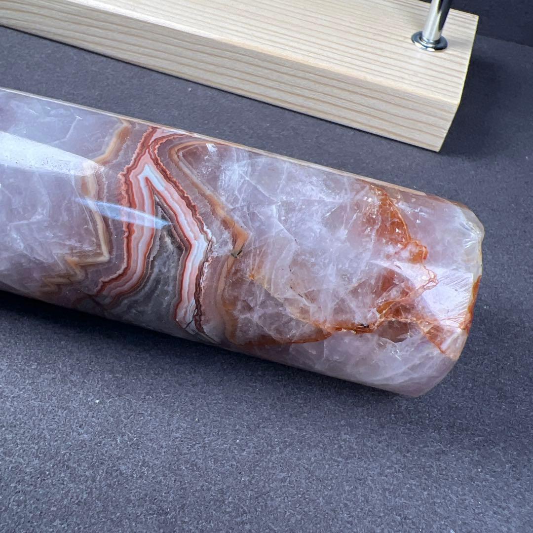 天然石　クレイジーレースアメジスト　ブレスレットスタンド