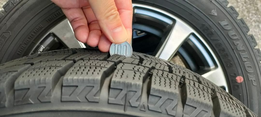 DUNLOP スタッドレスタイヤ 155/65R13 ホイール付き