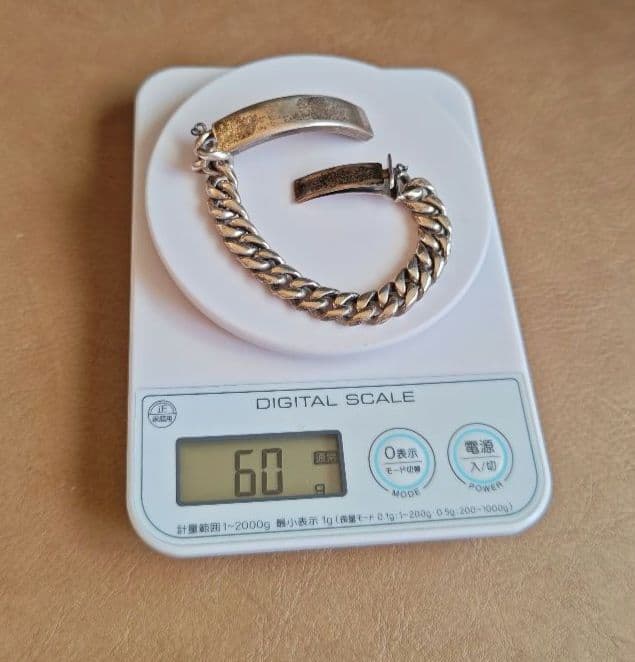 silver925製IDブレスレット◎mexico◎メキシカンジュエリー◎