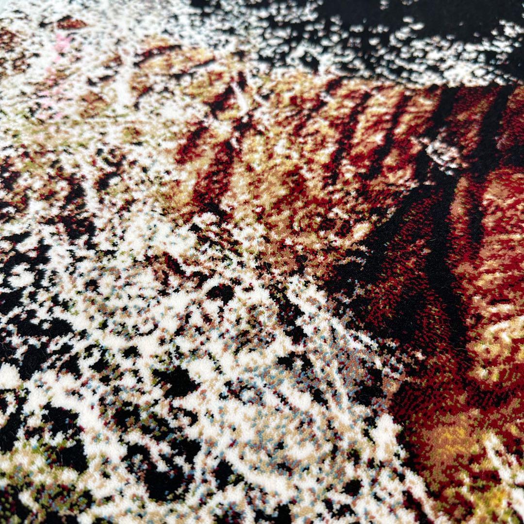 【新品未使用】絵画風絨毯　ペルシャ産　ペルシャ絨毯　カーペット　ラグ　タイガー