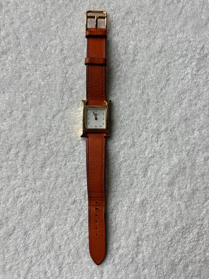 HERMES エルメス HH1.201 Hウォッチ 新型文字盤 新品仕上げ済み