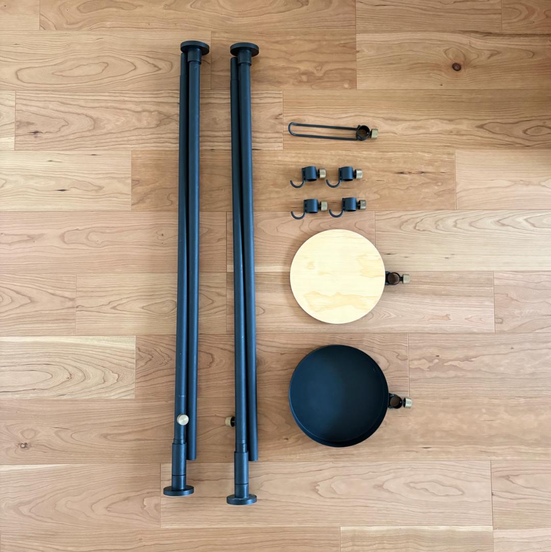 DRAW A LINE 9点セット_ロッド/フックA/フックB/トレイ/テーブル