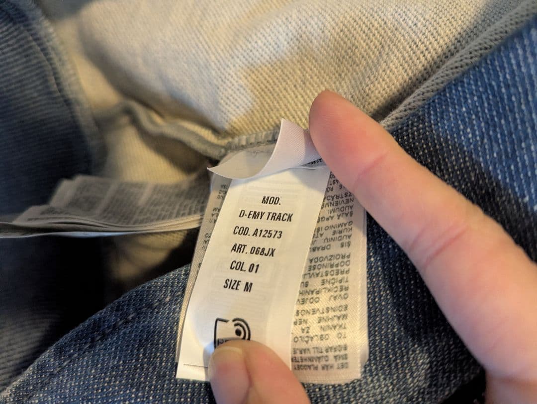 DIESEL 未使用美品 グレン期ダブルジップデニムジャケット