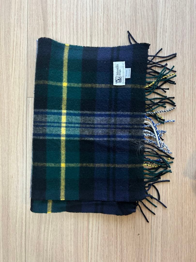 Johnstons of Elgin 100%カシミヤ ストール中判サイズ