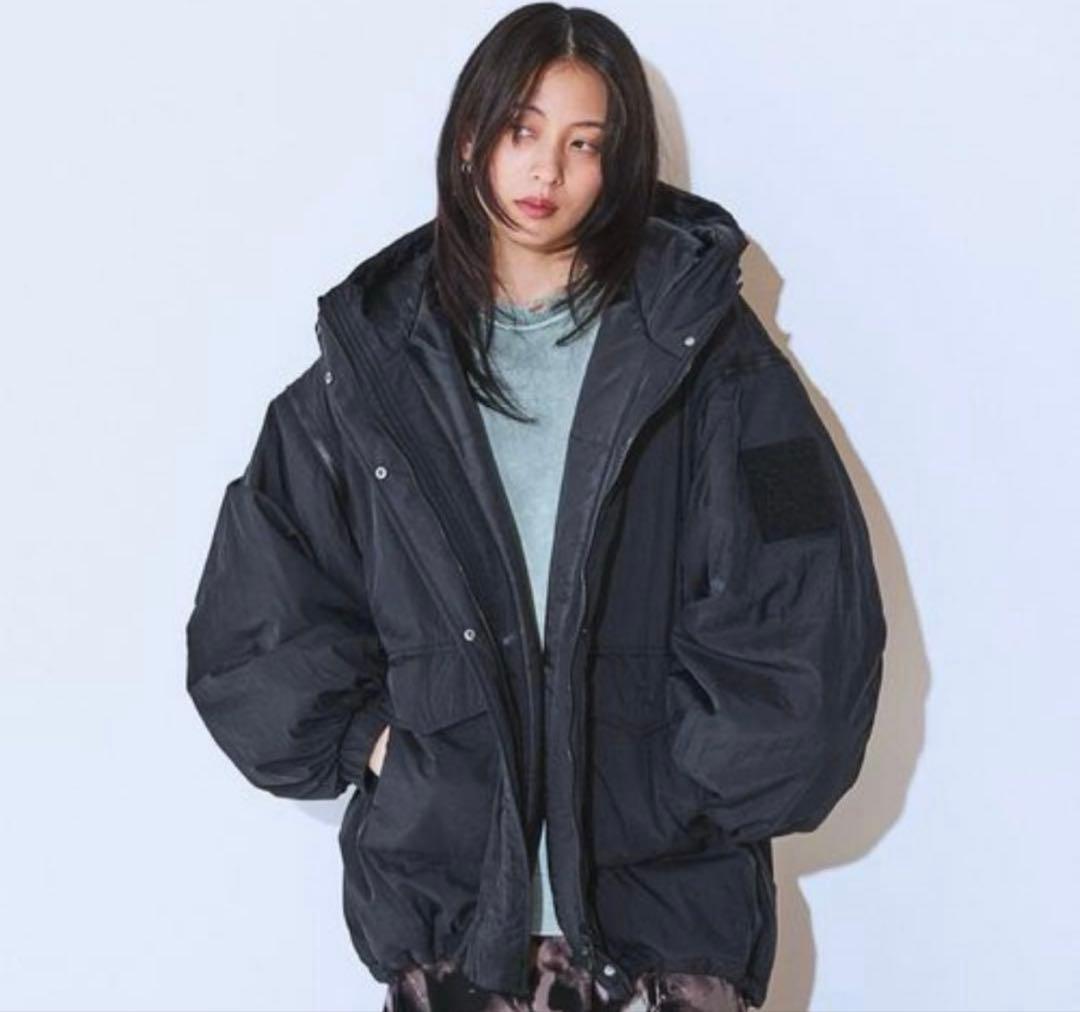 み*ゆ様 新品未使用タグ付　JEANASIS ソデ2WAYモンスターパーカーコー