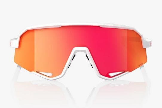 100% Slendale ホワイト レッドミラーレンズ ワンハンドレッド