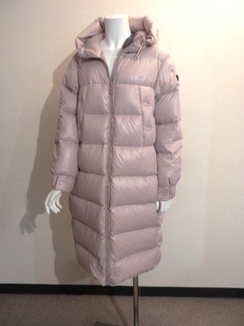ミスティ『ピューテリー』◆優美スモークピンク！希少ロングダウンコート！42