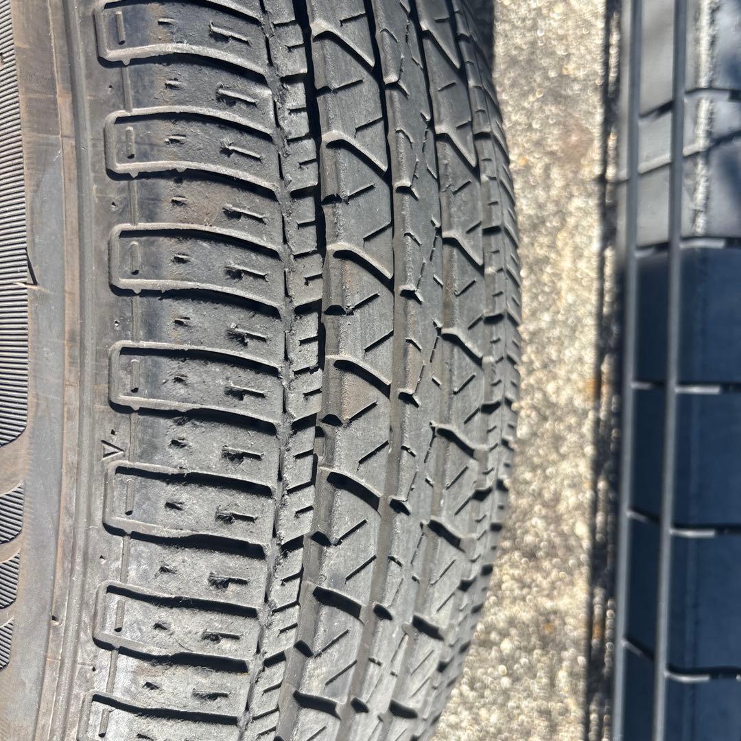 4本セット TRAVELSTARサマータイヤ 14インチ　ホワイトリボン